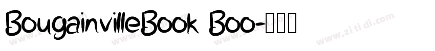 BougainvilleBook Boo字体转换